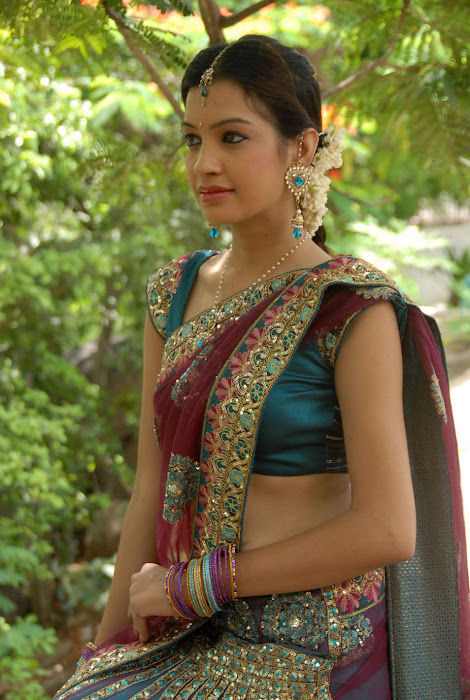 diksha panth new saree , diksha saree actress pics